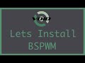 Getting started with BSPWM,  install and situate all needed programs and files on your linux system
