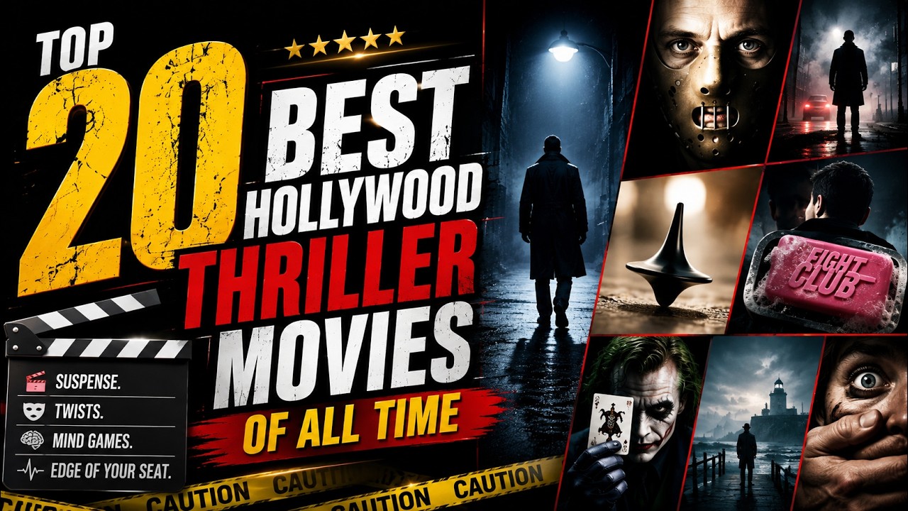 Top 20 Best Hollywood Thriller Movies of All Time 🔥 | Greatest Thriller Films Ranked