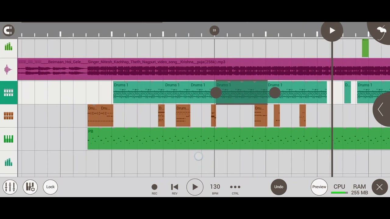 Nagpuri Dance Beat Flm Project 2026 Nagpuri Pattern kaise Bnaye//FL studio mobile 