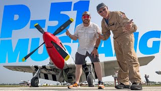 I got to fly a P-51 Mustang!