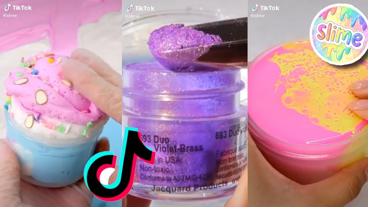 🍓TIK TOK ASMR SLIME PART 1🥥 YouTube