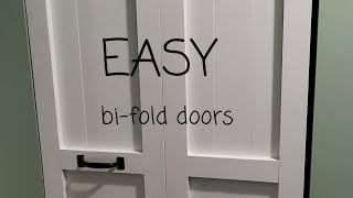 Easy DIY bifold doors