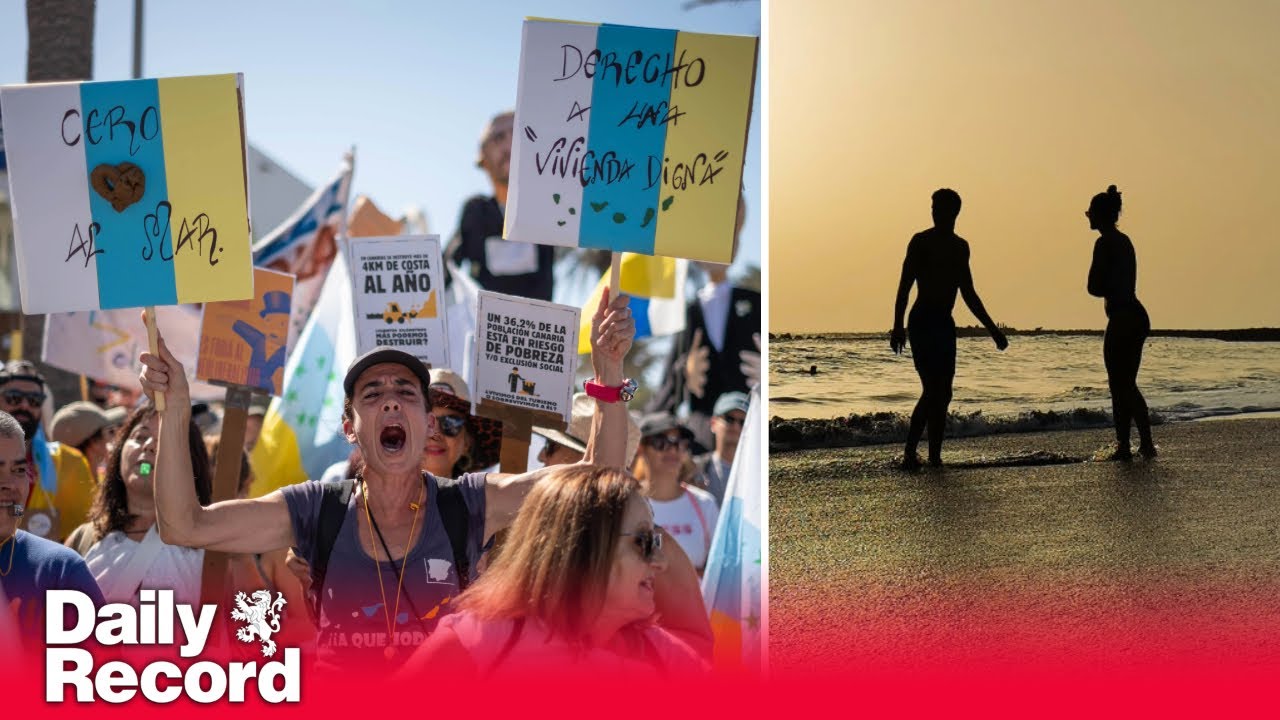 Spain's tourism crisis deepens as Tenerife hotel bookings 'slump' amid local protests
