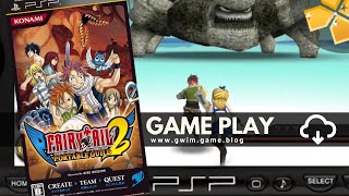 Fairy Tail Portable Guild 2 for PSP/PPSSPP GAMEPLAY - YouTube