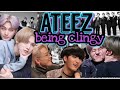 Ateez Being Super Clingy Compilation || (Cuddling, Hugging, Kissing, Skinship )