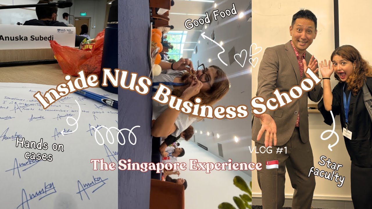 A Day at NUS Business School 🇸🇬 - The Fun Side of Exchange Life! - YouTube