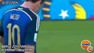 Messi Vomitando En Alemania Vs Argentina Final Del Mundial Brasil 2014