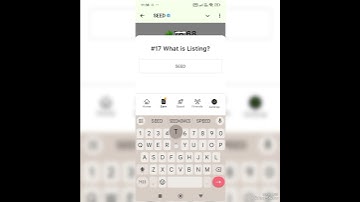 #17 What Is Listing? NEW Seed Video Code