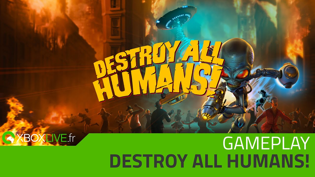 GAMEPLAY Xbox Original - Destroy All Humans