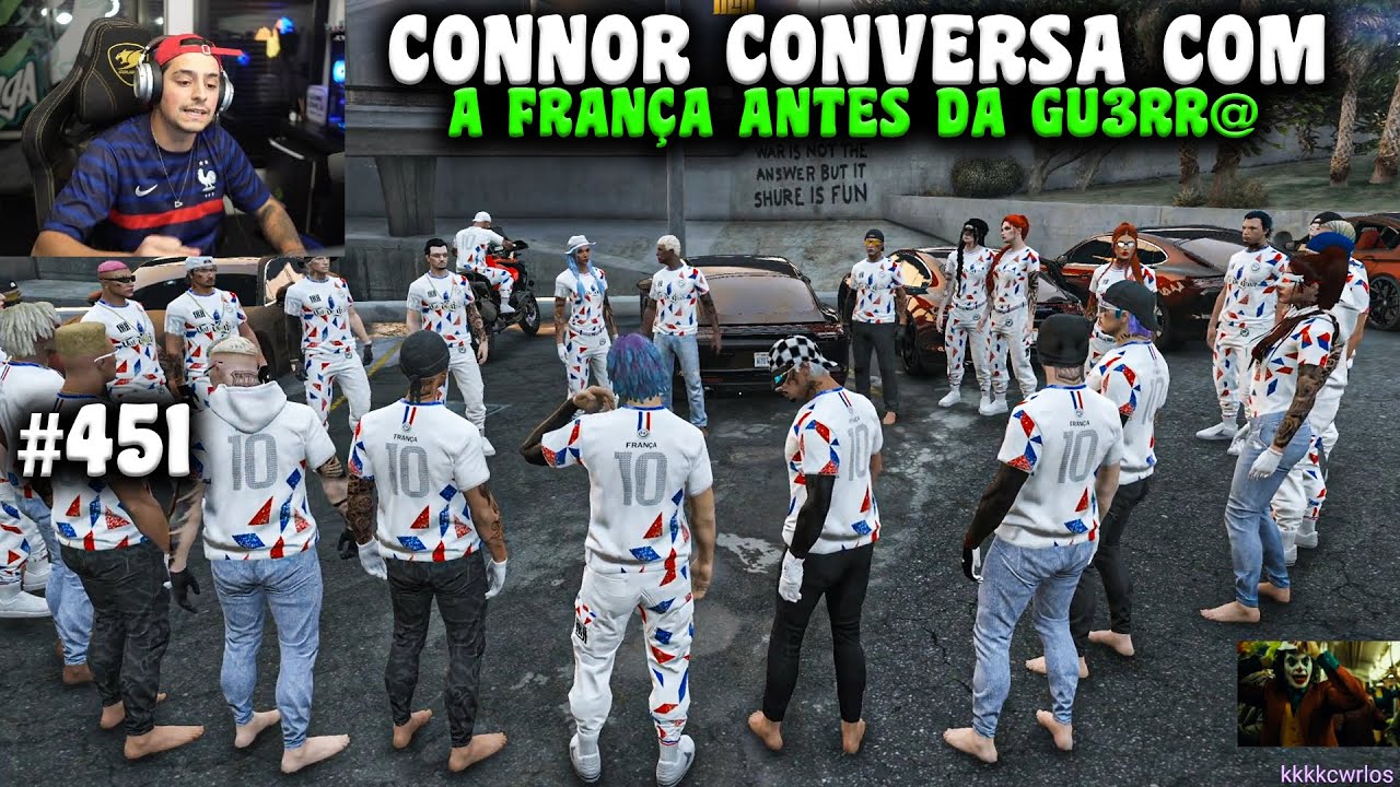 CONNOR CONVERSA COM A FRANÇA ANTES DA GU3RR@ COM A ELEMENTS! EP 451