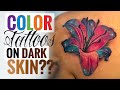 TIPS & TRICKS for Tattooing Darker Skin Tones || ADRIANA HALLOW