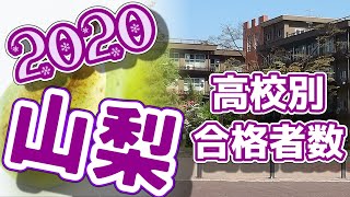 山梨大学（梨大）高校別合格者数ランキング2020【ゆっくり読み上げ】