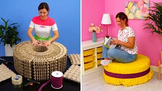 Amazing Home Crafts You Can Make from Egg Trays by 5-Minute Crafts Play! 🥚