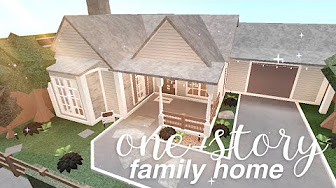 How To Build A Cute One Story House In Bloxburg