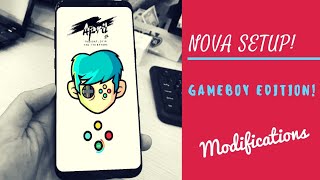 Nova Launcher Homescreen Setup Gameboy Setup