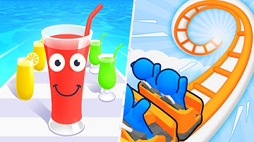 Satisfying Mobile Games 2023 - Juice Run, Runner Coaster, Race Master 3D, Canvas Run, Going Balls...