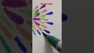 Doms brush pen art idea shorts art brushpen drawing youtubeshorts viral ytshorts shortsvideo