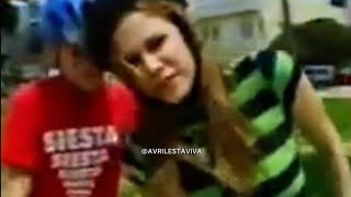 Avril Lavigne and her band at beach 2002 very rare and unseen video