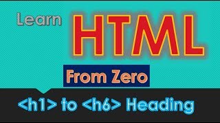 HTML tutorial for Beginners - Part 4 : Heading Tag