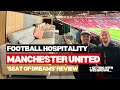 Manchester united vip ticket review  seat of dreams next to wes brown  the padded seat