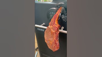 Reverse Sear Tomahawk Ribeye #ribeyesteak #steak #tomahawkribeye