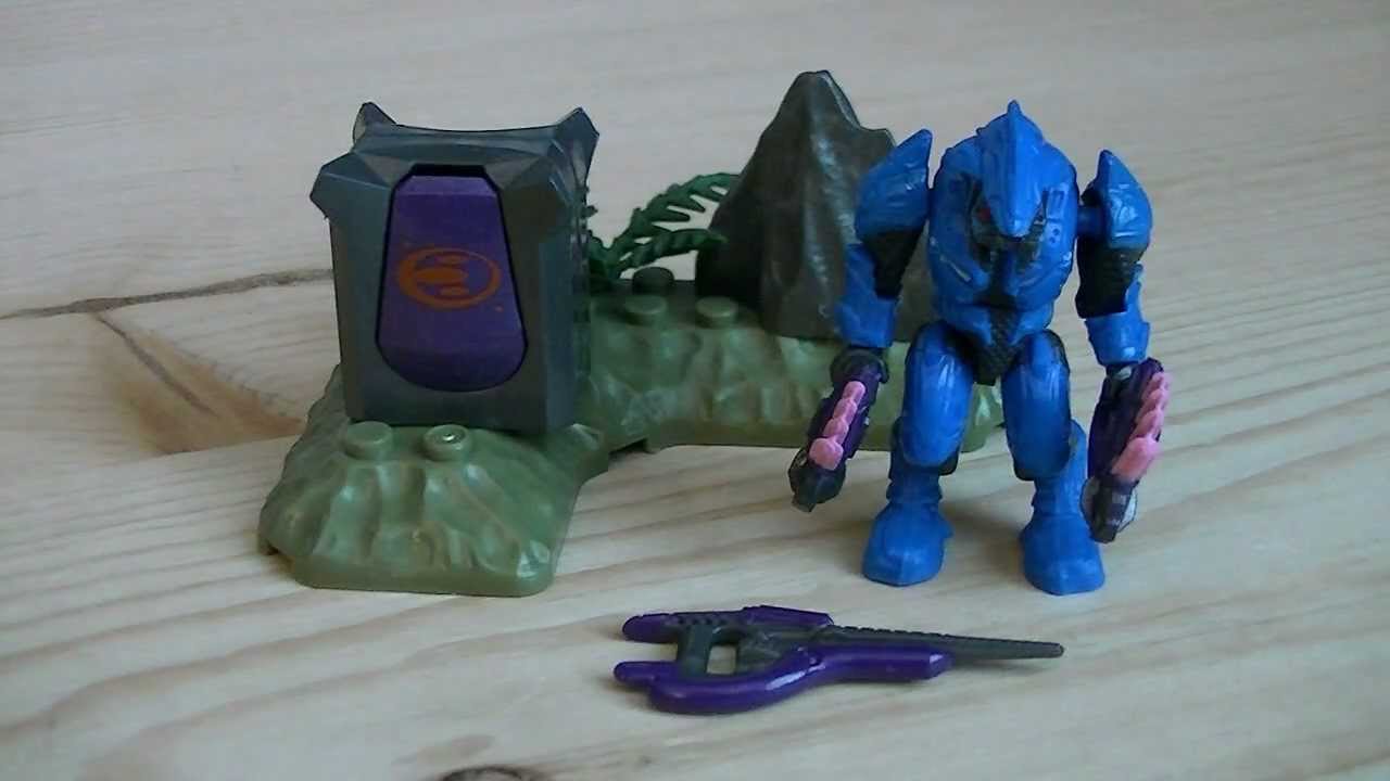 Halo Mega Bloks 96957 Blue Team: Weapons Pack Review - YouTube