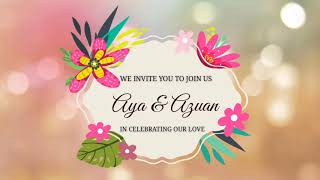 Digital Wedding Invitation Syar'i #undangandigitalsyar'i #digitalinvitation