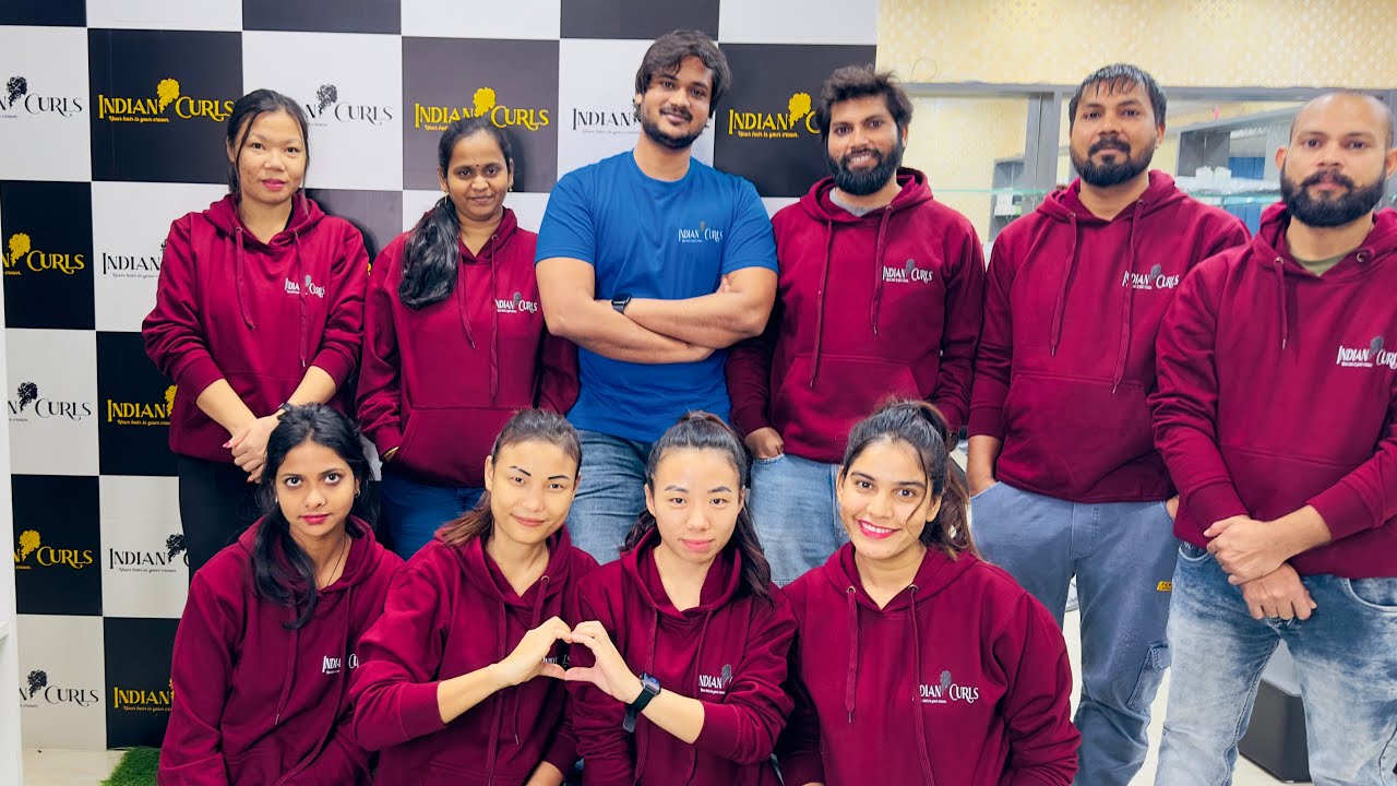 Permanent hair extensions ​⁠@Indian Curls Studio #hairtransformation #hairextensions #hyderabad #hair