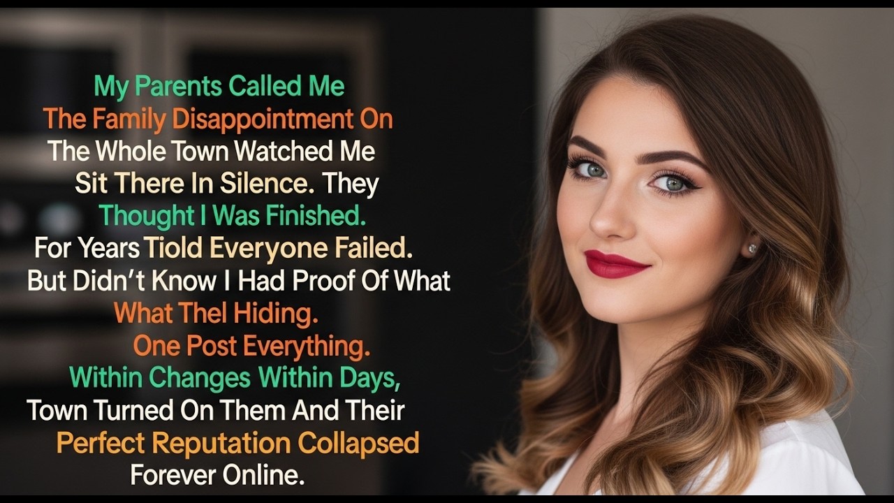 My Parents Called Me “The Family Disappointment” On Camera—Then The Truth Destroyed Their Reputation