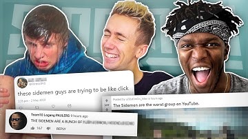 SIDEMEN REACT TO HATE COMMENTS