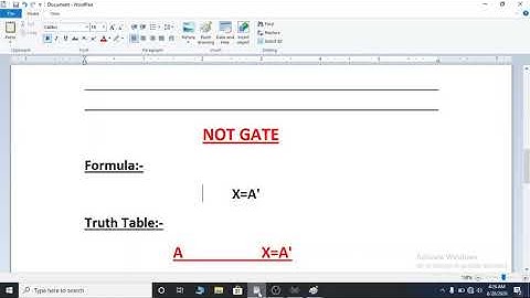 NOT gate and its simulation on Proteus 8.9
