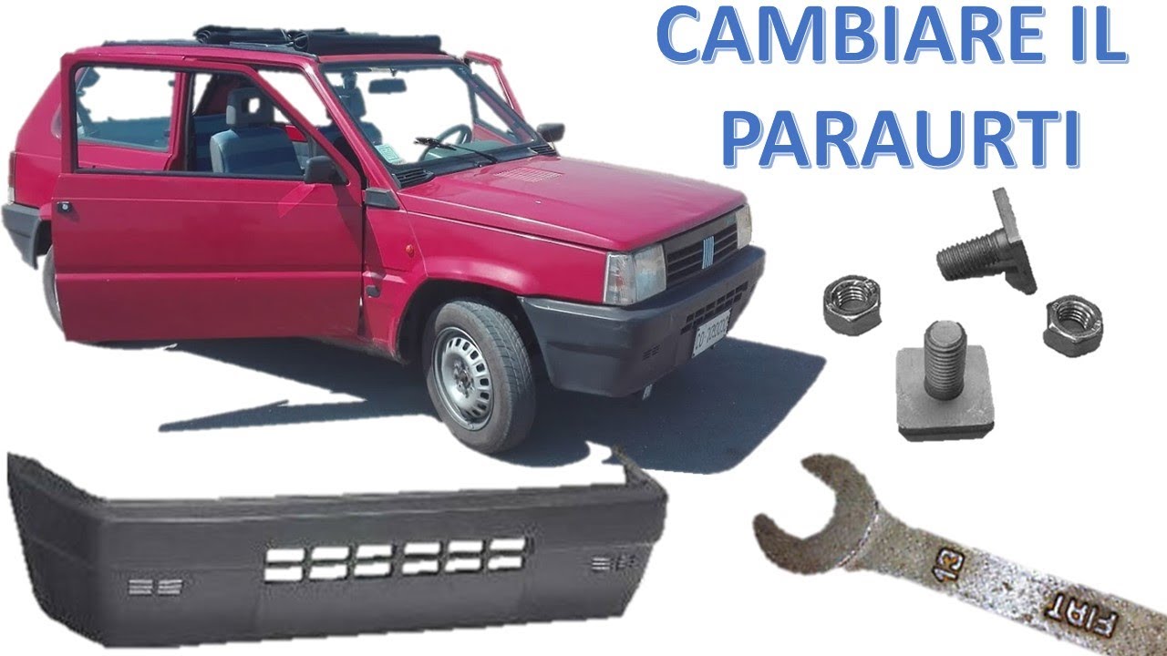 Come cambiare il paraurti della panda