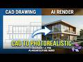 CAD to Photorealistic Render | Seedance 1.5 Pro AI Architecture Demo