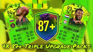 OPENING 4X 87+ TRIPLE UPGRADE PACKS - WE GOT TWO FOF’S IN THE SAME PACK  | #FIFA21 ULTIMATE TEAM