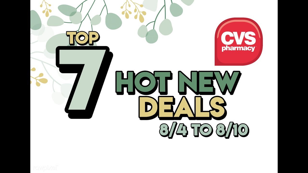 CVS TOP 7 HOT New Deals for 8/4 to 8/10 // Money Makers and FREEBIES // Shop with Sarah // 8-1