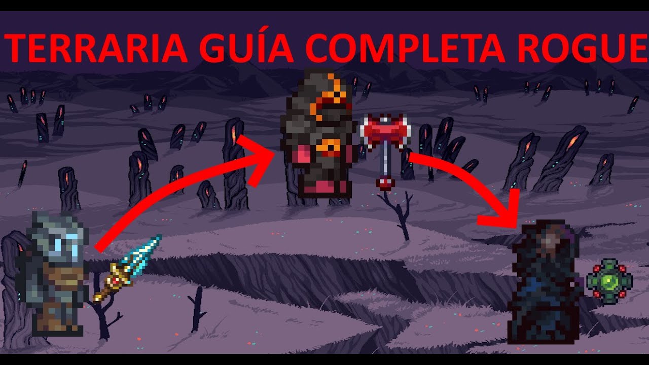 GUIA ROGUE TERRARIA CALAMITY EN MENOS DE 4 MINUTOS!!!
