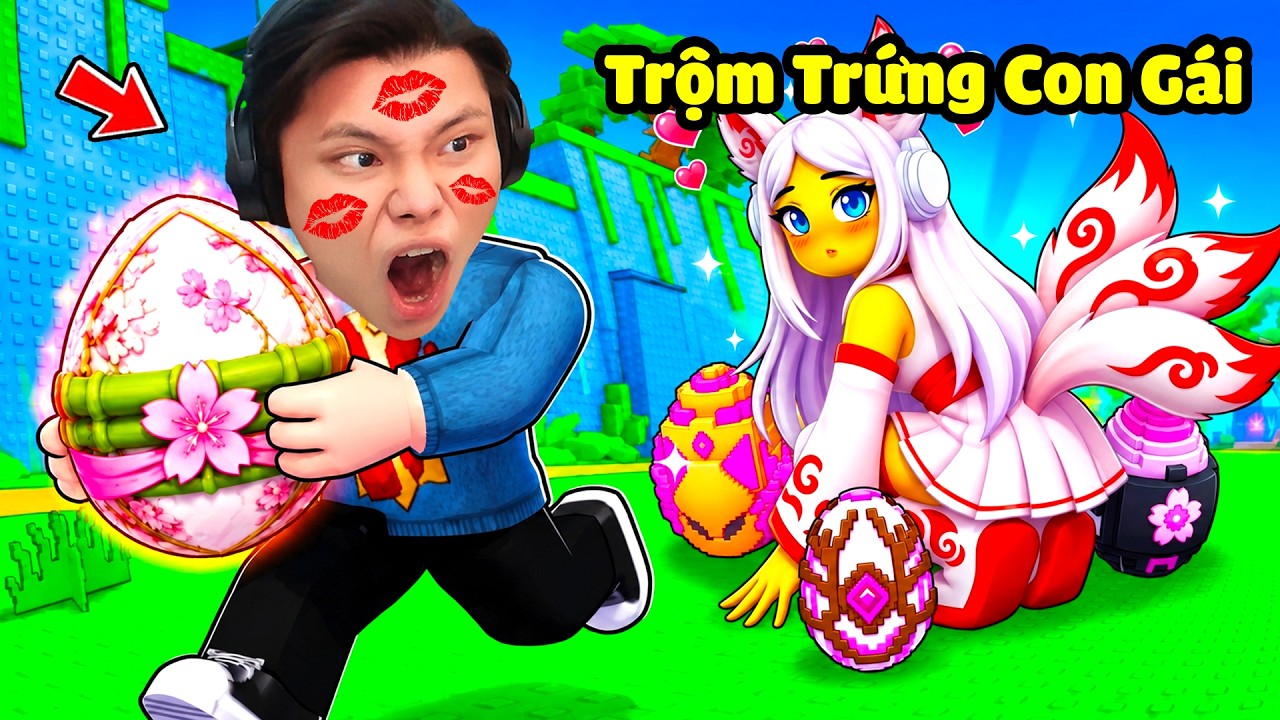 [ROBLOX] JayGray Trộm Trứng Con Gái Steal An Egg😘💋Thử Thách Cướp Trứng Anime Girl Siêu Mắc Cỡ