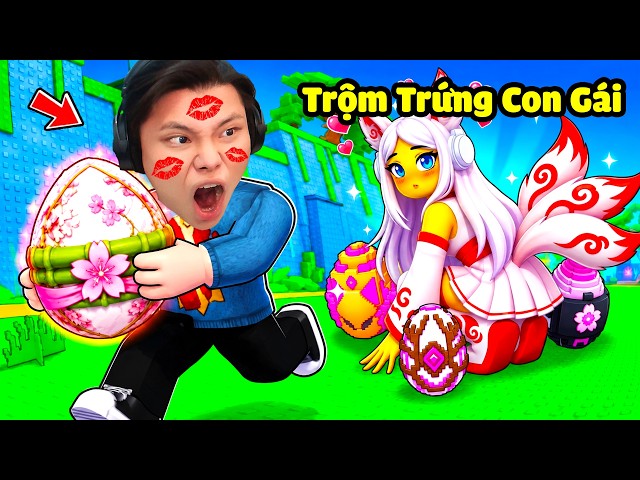 [ROBLOX] JayGray Trộm Trứng Con Gái Steal An Egg😘💋Thử Thách Cướp Trứng Anime Girl Siêu Mắc Cỡ