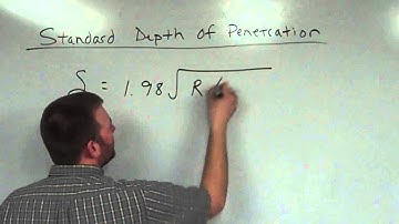 Standard Depth of Penetration