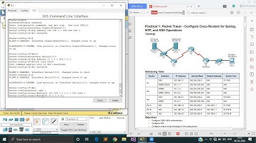 Prac1.2: Packet Tracer - Configure Cisco Routers for Syslog, NTP, and SSH Operations (TY Bsc.IT)