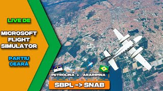 🛩 Flight Simulator 2020 _ NeoFly _  Partiu ceará = Petrolina - Araripina  _ Cessna 414AW
