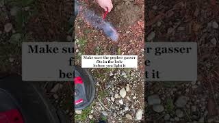 how to use a gopher gasser to rid yourself of moles. ￼