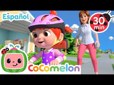 The Bicycle Song 🚲 CoComelon Nursery Rhymes in Spanish