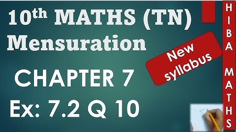 10th maths chapter 7 exercise 7.2 question 10 tn samacheer hiba maths