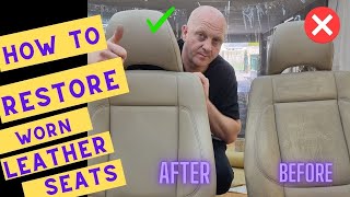 Leather Seat Restoration Tutorial | Volvo C70 | Pro Tips