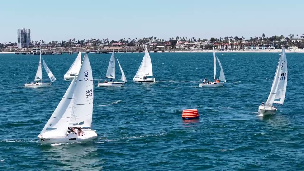 ⁣2026 Cal 20 Class Champs   Day 2   Race 4   Gold leeward gate