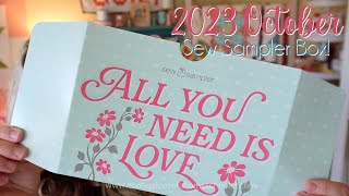 2023 October Sew Sampler (Quilt Box Unboxing!)