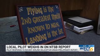 ‘He saved the lives of that crew:’ Local pilot weighs in on Novant Airlink helicopter crash