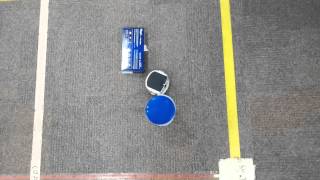 Khepera Robot:Sixth scenario (Different shape obstacles) for Obstacle Avoidance Using Wall-Following