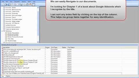 Navigating to your document in Scan and Document Manager